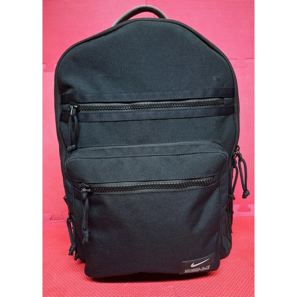 Nike Utility Power Training Backpack Elite Bag 32L Black Enigma Stone CK2663-010